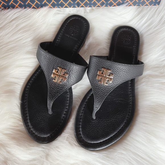 Tory Burch Everly Flat Thong Sandals - Picture 2 of 2